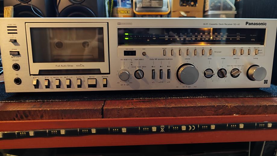 Panasonic Technics vintage cassette deck receiver SG 40