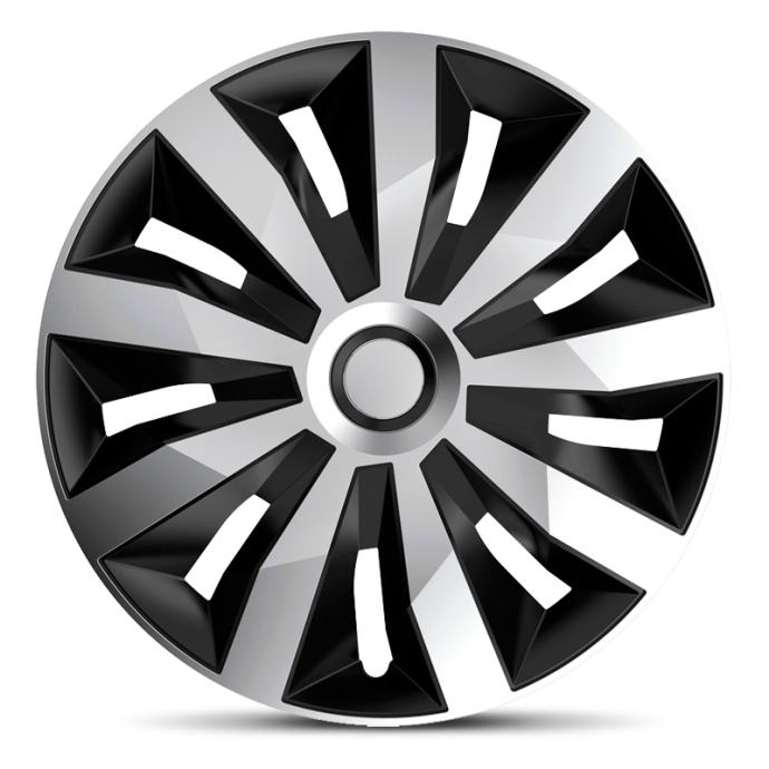 Pokrovi platišč Autostyle Penta Silver/Black 16''