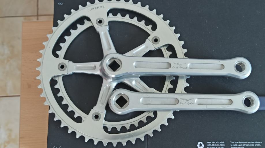 *GIPIEMME* Italy - dual sprint Crankset 170mm - 42/52 - 36 x 24