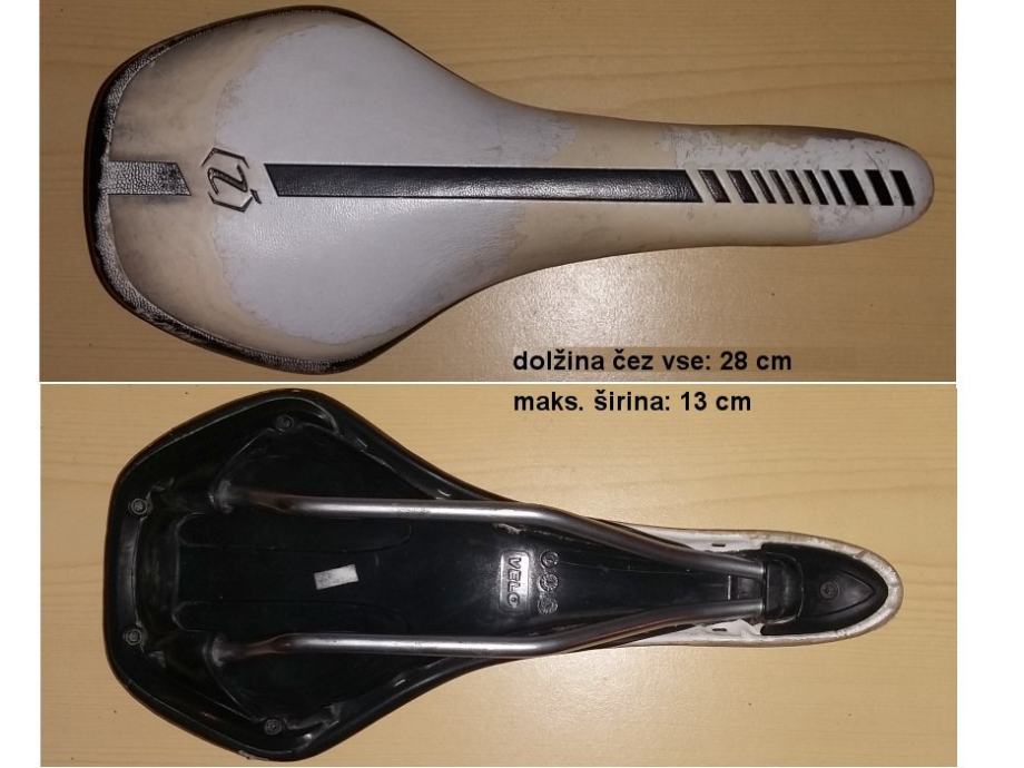 Ozek sedež VELO Isaac, dolžina čez vse 28 cm, širina 13 cm