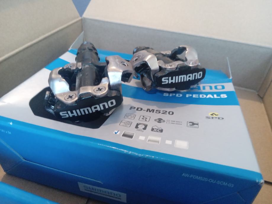 Pedala Shimano spd M520