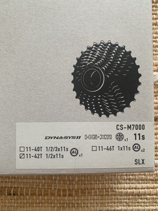 SHIMANO ZADNJA KASETA/VERIŽNIK 11S 11-42 SLX NOVA UGODNO