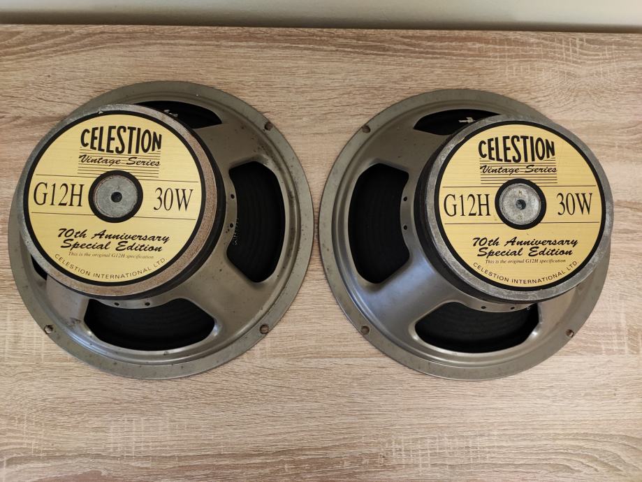 2x Celestion G12H-30 70th Anniversary - Kitarski Zvočnik