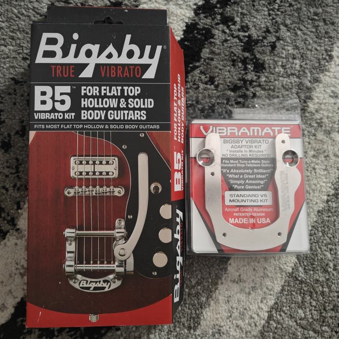 Bigsby B5 Vibrato Kit & Vibramate Standard V5 Mounting Kit