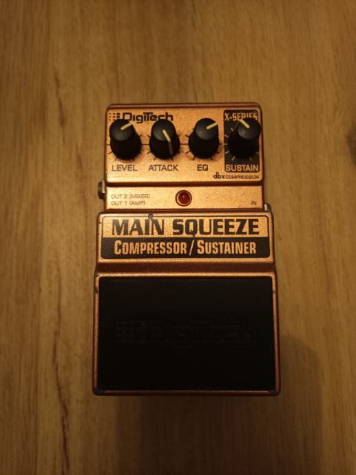 Digitech Main Squeeze compressor sustainer kitarski efekt