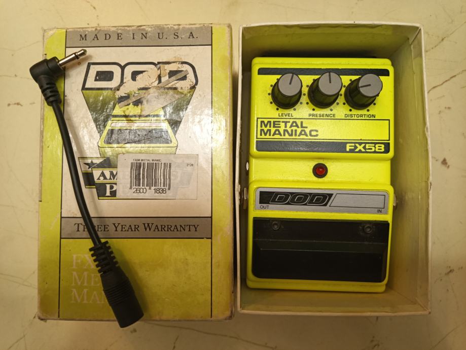 DOD Metal Maniac FX58 U.S.A. 90'