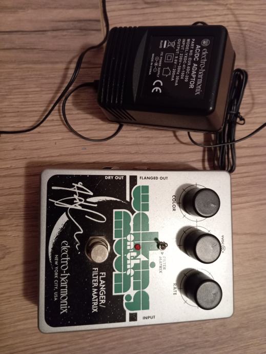 EHX FLANGER "WALKING ON THE MOON" ANDY SUMMERS + adapter