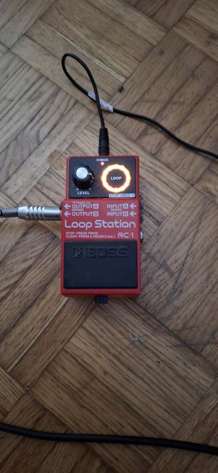 Boss rc 1 loop station, looper efekt