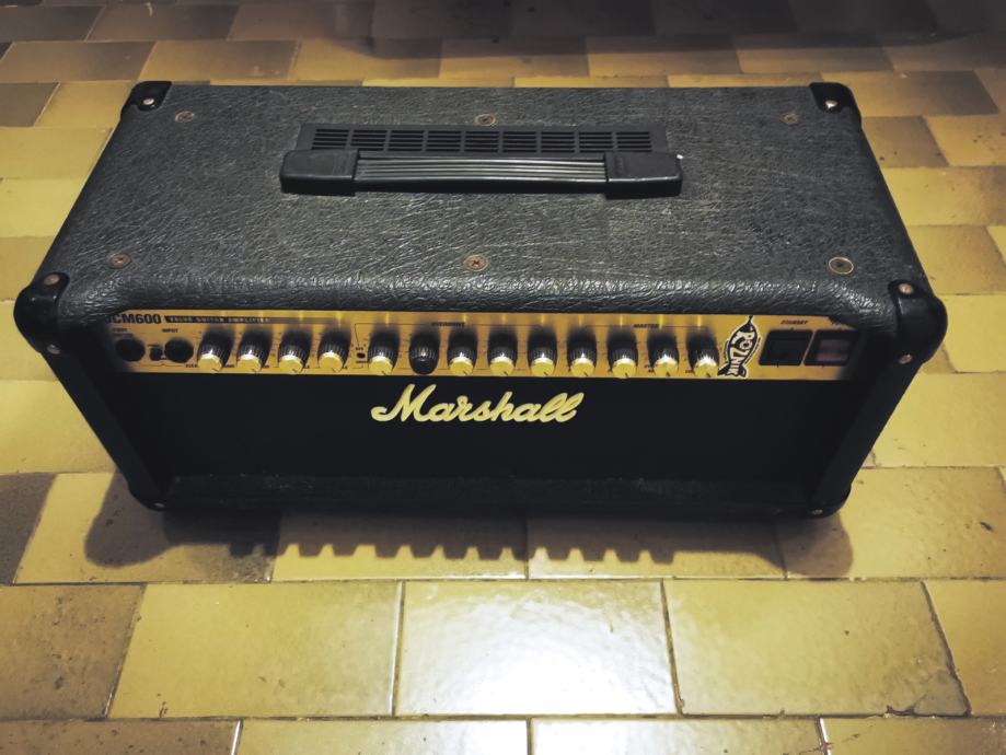 Marshall JCM 600 kitarski ojačevalec 60w (glava, lampaš)