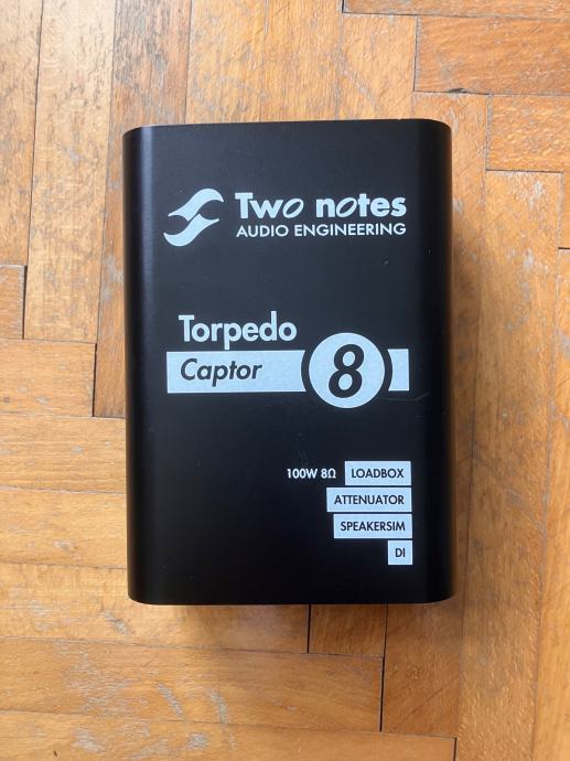 Two notes Torpedo captor 8 (loadbox, attenuator, speakersim, DI)