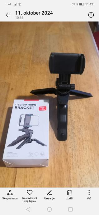 NOVO Stojalo TRIPOD za mobilni telefon Ljubljana Moste