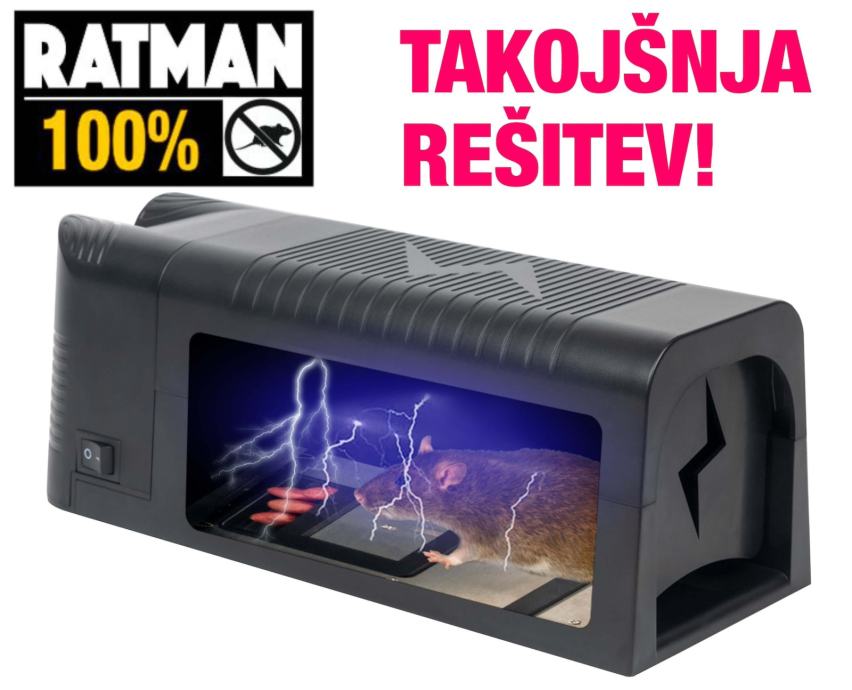 RATMAN M8 - TAKOJŠNJA REŠITEV pred mišmi in podganami - NE ČAKAJTE!