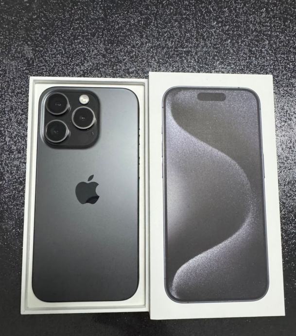 iPhone 15 Pro | 128 GB | Črna | Kot novo