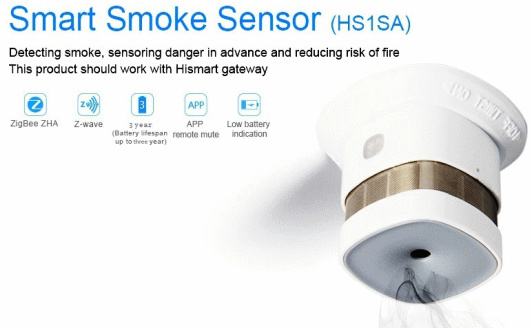 Detektor dima HEIMAN Zigbee 3.0 Fire alarm Smoke detector