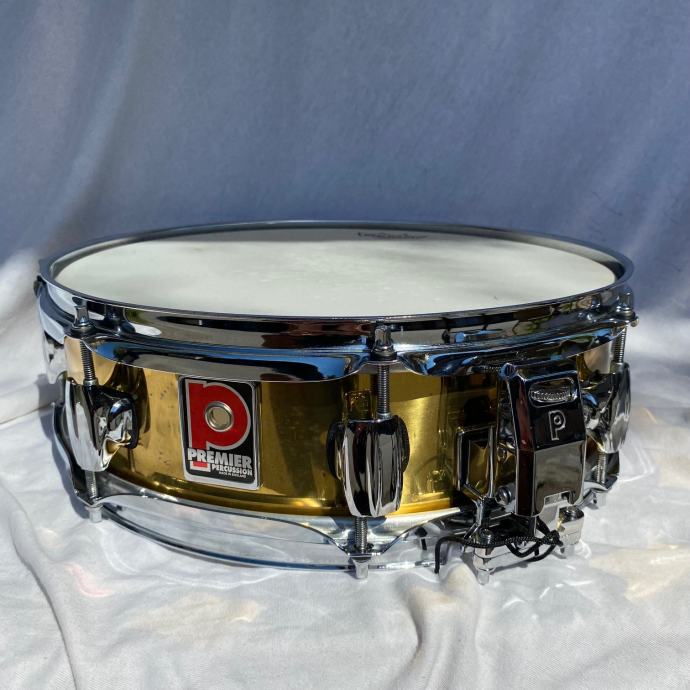 Premier Model 2014 14X4 Brass snare boben