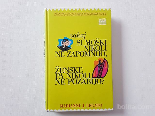 Zakaj si moški nikoli ne zapomnijo, ženske pa nikoli ne pozabijo