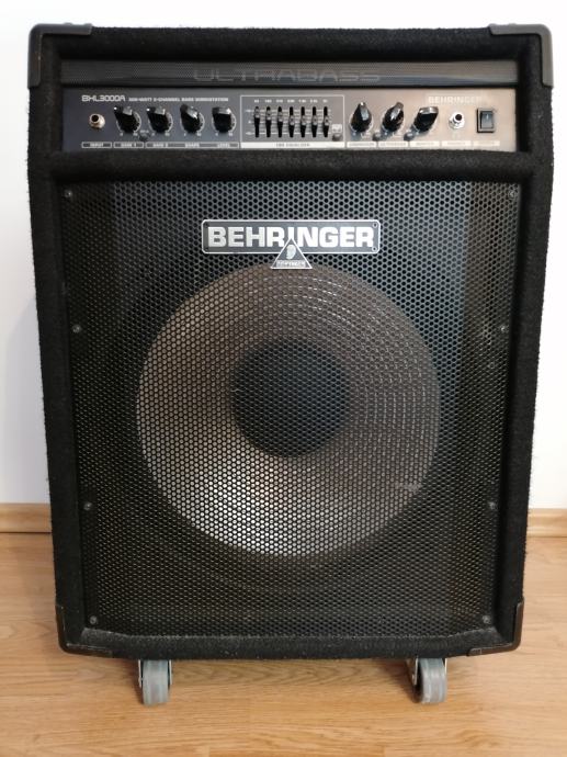 Bas ojačevalec Behringer BXL3000ALU 300W 15"