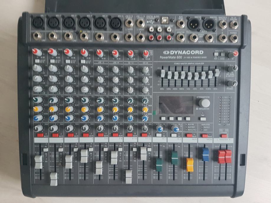 DYNACORD Powermate 3 2X 1000 W  mixer mešalna miza ozvočenje