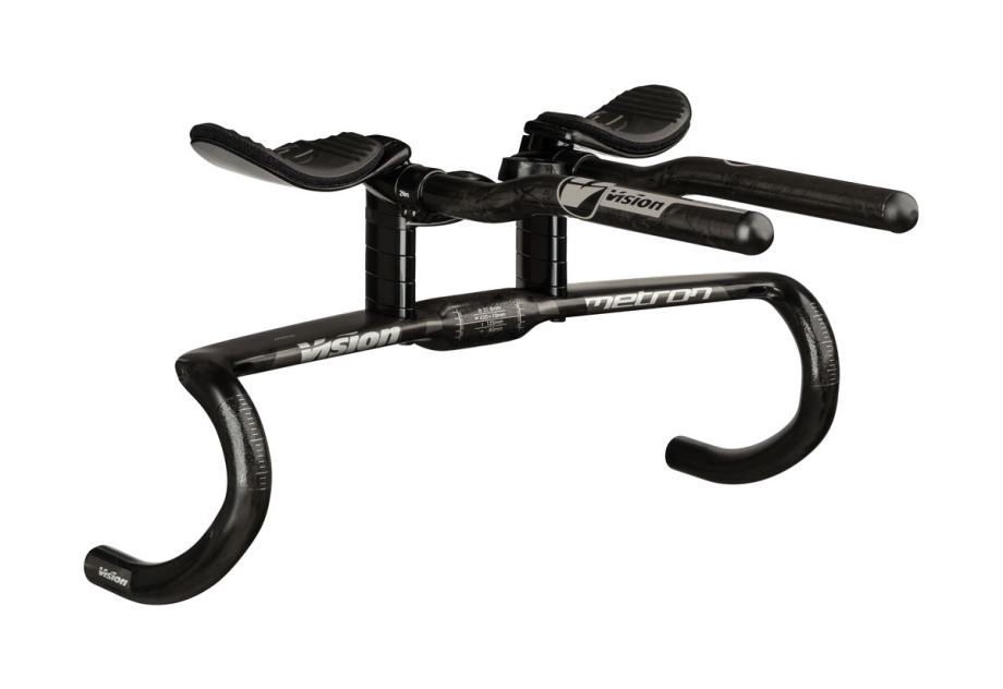 Aerobars Vision METRON 4D FLAT M.A.S KIT - S-BEND Triathlon