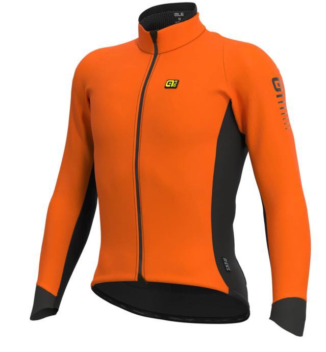 P: zimsko kolesarsko jakno Ale R-EV1 Wind Race jacket Orange fluo L