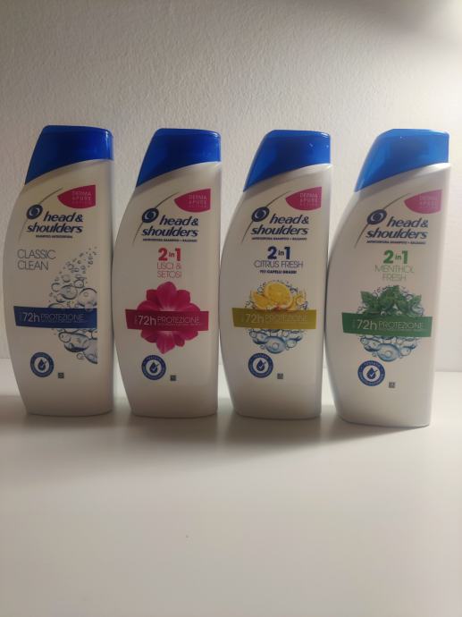 head and shoulders 600ml