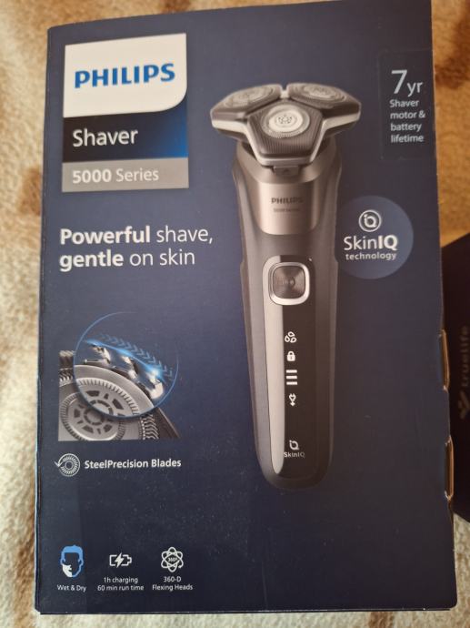 PHILIPS električni brivnik za mokro in suho britje S5887/10