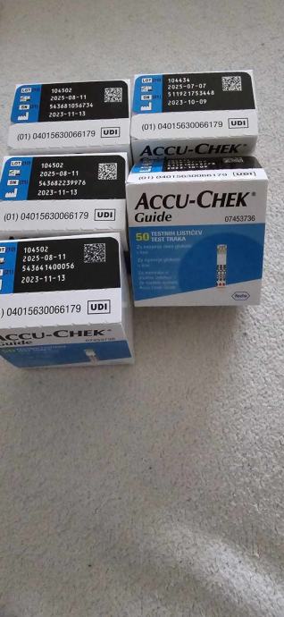 ACCU-CHEK GUIDE TESTNI LISTIČI