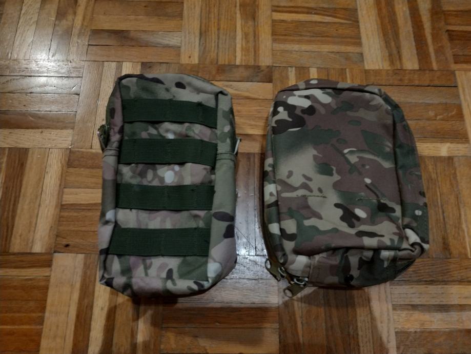 2x Multicam pouch