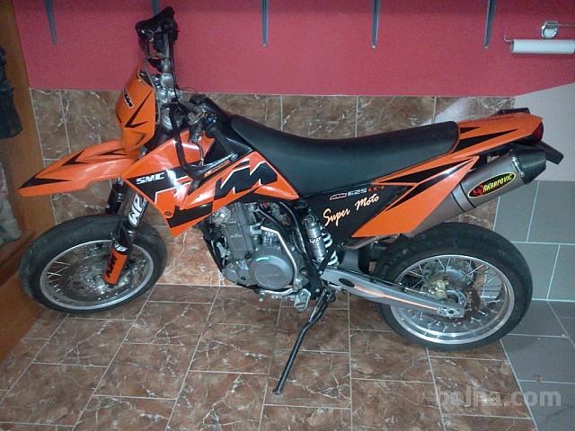 leva bočna nalepka KTM smc 625,640