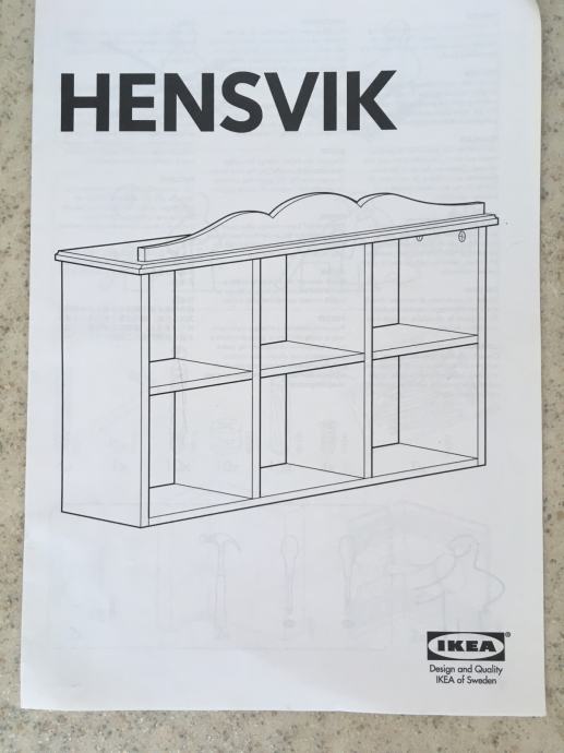 IKEA stenska omarica HENSVIK