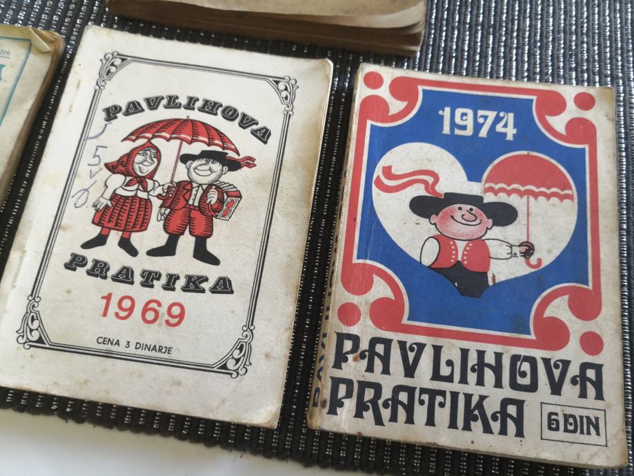 Pavlihova pratika 1969,pavlihova pratika 1974,družinska pratika 1944