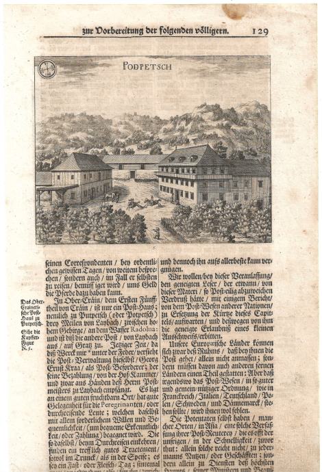 PODPEČ - BAKROREZ, VALVAZOR, SLAVA VOJVODINE KRANJSKE, 1689