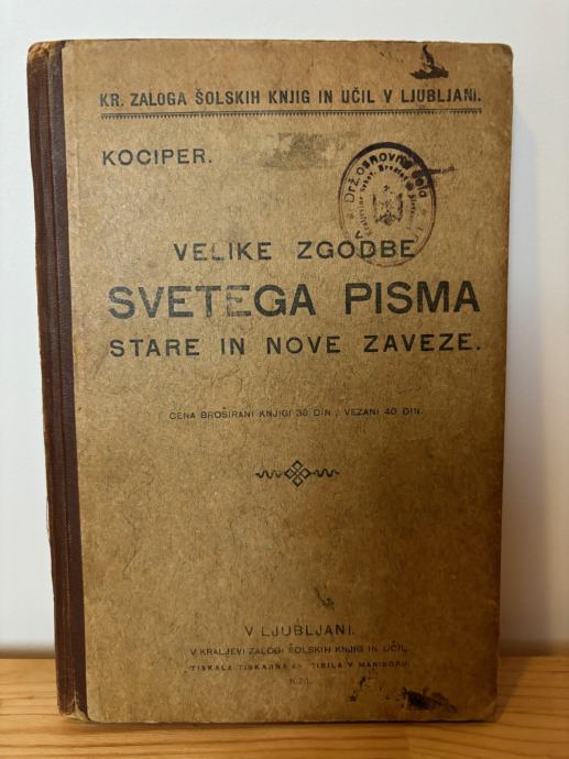 Velike zgodbe svetega pisma, 1924