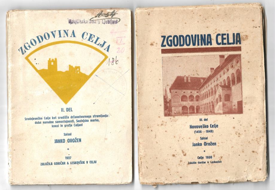 ZGODOVINA CELJA 2 + 3, Janko Orožen, 1927/1930