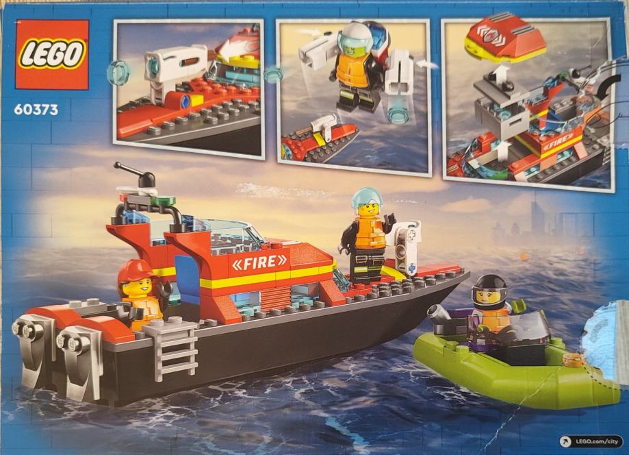 Lego gasilski resevalni čoln 60373