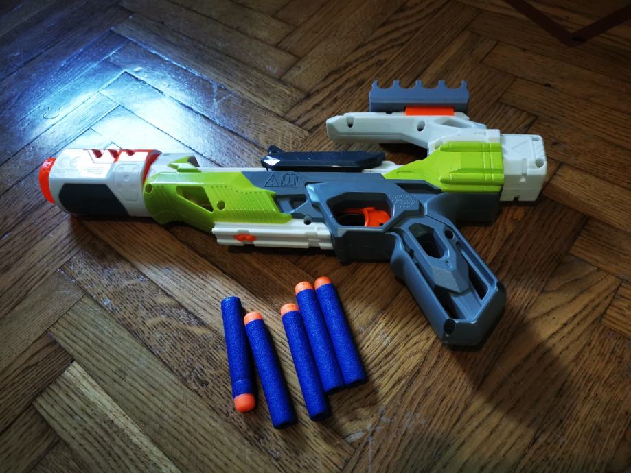 Nerf modulus puška + 5 metkov