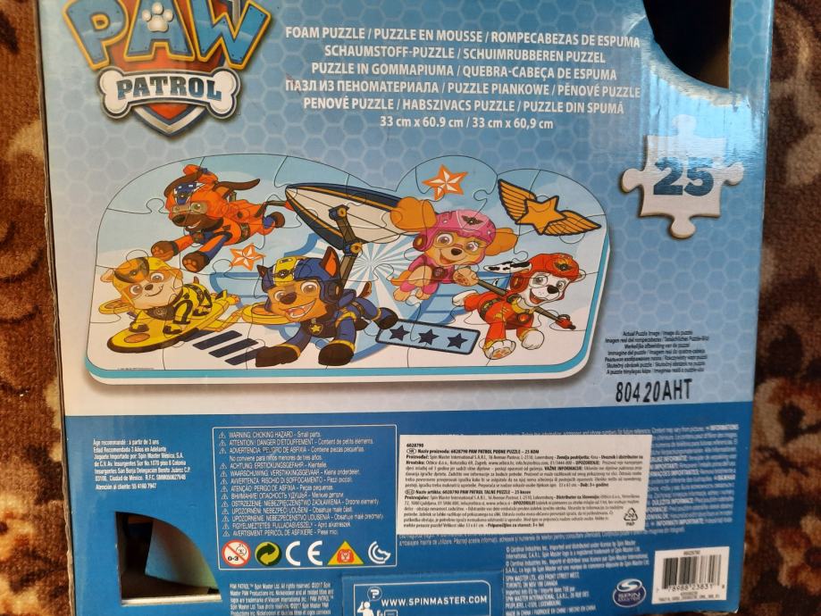 Paw Patrol Puzzle Iz Pene 