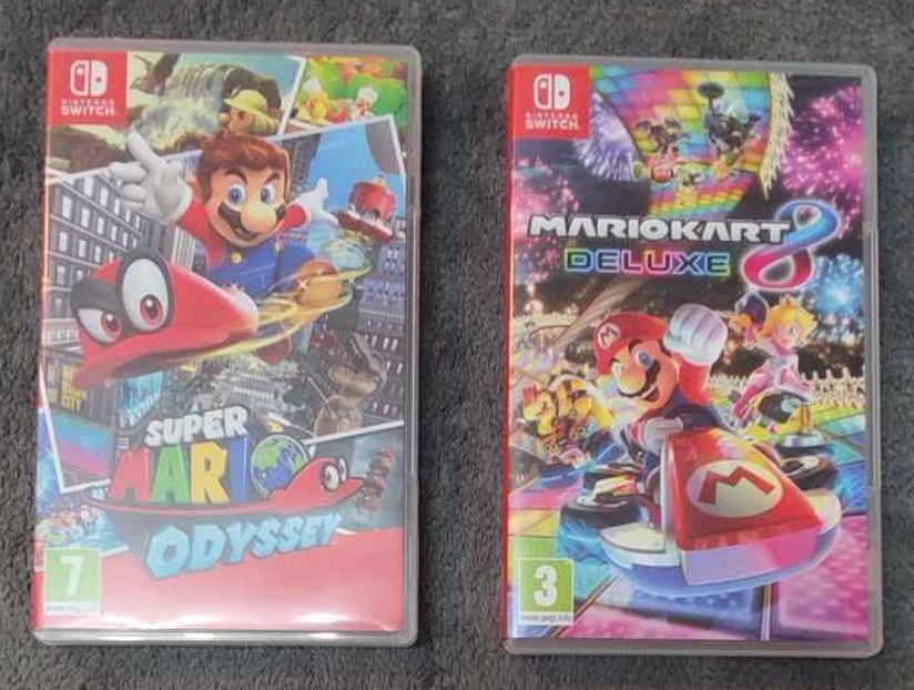 Mariokart Deluxe, Super Mario Odyssey, Zelda BOW