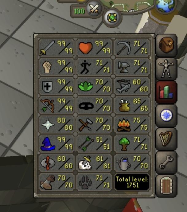 Osrs  runescape main account INFERNAL CAPE