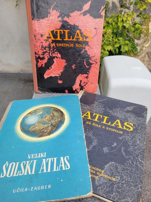 Atlas za srednje šole 1979, Veliki šolski atlas, Atlas za šole II.