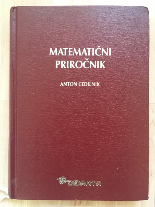 Matematični priročnik, Anton Cedilnik