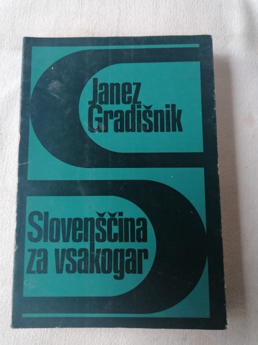 Slovenščina za vsakogar – Janez Gradišnik