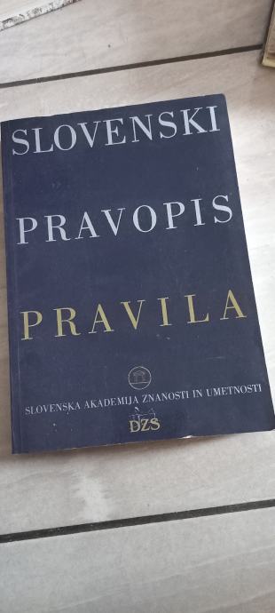 slovenski pravopis pravila