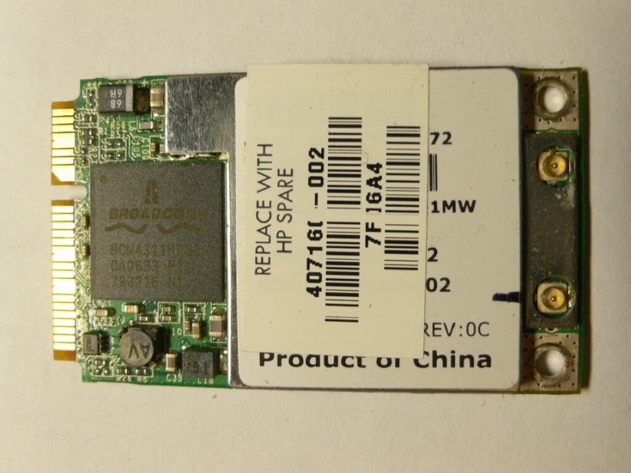 Dw1390 Broadcom Bcm94311mcg Mini-pci-e Bcm94311 Dell Wireless G Card