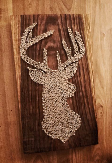 String art, ročna izdelava