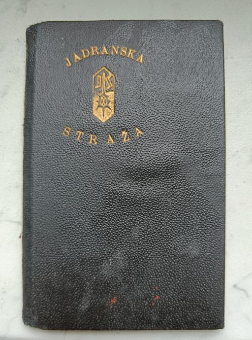 Izkaznica Jadranske straže, Zagreb