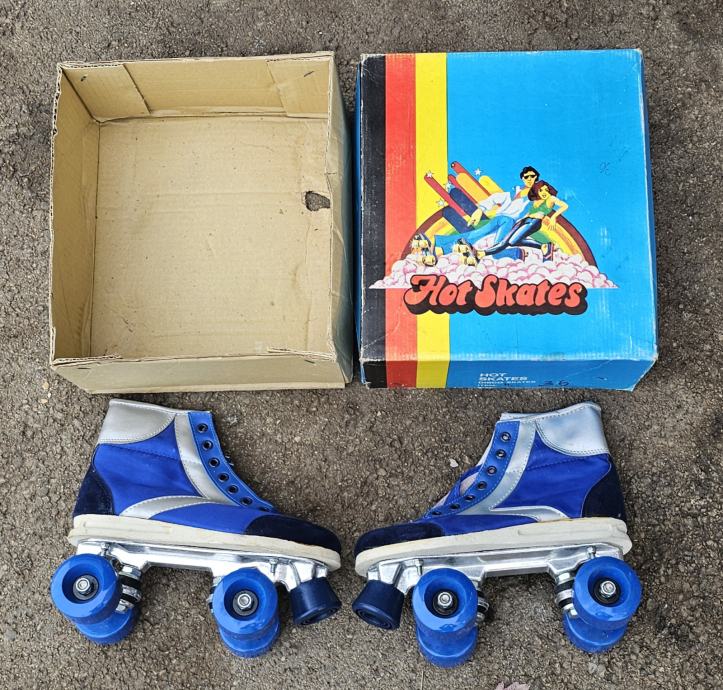 Kotalke vintage št. 36 Hot Skates Brez vezalk Stanje razvidno iz slik