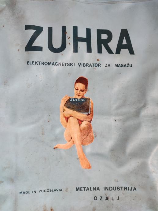 Zuhra vibrator za masažo vintage Jugoslavija retro masažer nostalgija