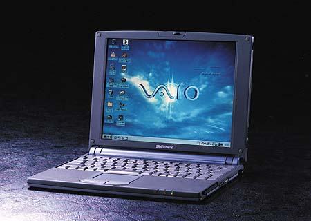 Sony Vaio PCG 505 X, Letnik 1999 Super High End Retro Notebook Magnesi