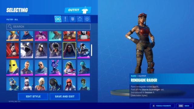 PRODAM ZELO OG RENEGADE RAIDER SEASON 1 ACCOUNT!